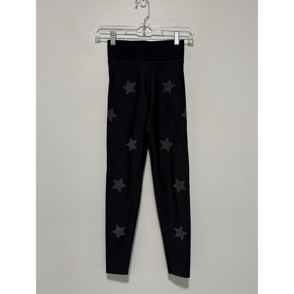 Ultracor Lux Knockout Black Star‎ Print Leggings Size XS Made in the USA